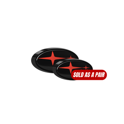 Racing Art [22-26 WRX] Front + Rear Emblem Kit