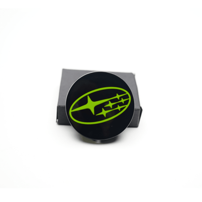 Racing Art [WRX/STI/BRZ] Factory Subaru Wheel Center Caps w/ Subaru Logo | Red, Blue, Neon Yellow, White