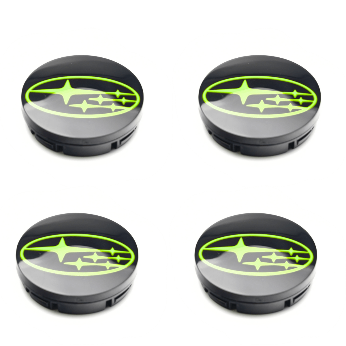 Racing Art [WRX/STI/BRZ] Factory Subaru Wheel Center Caps w/ Subaru Logo | Red, Blue, Neon Yellow, White