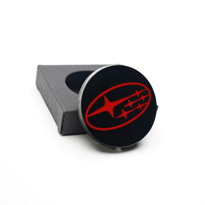 Racing Art [WRX/STI/BRZ] Factory Subaru Wheel Center Caps w/ Subaru Logo | Red, Blue, Neon Yellow, White