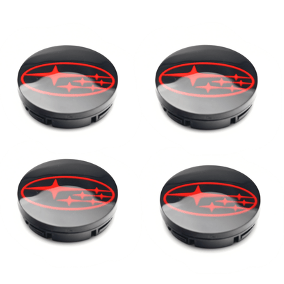 Racing Art [WRX/STI/BRZ] Factory Subaru Wheel Center Caps w/ Subaru Logo | Red, Blue, Neon Yellow, White