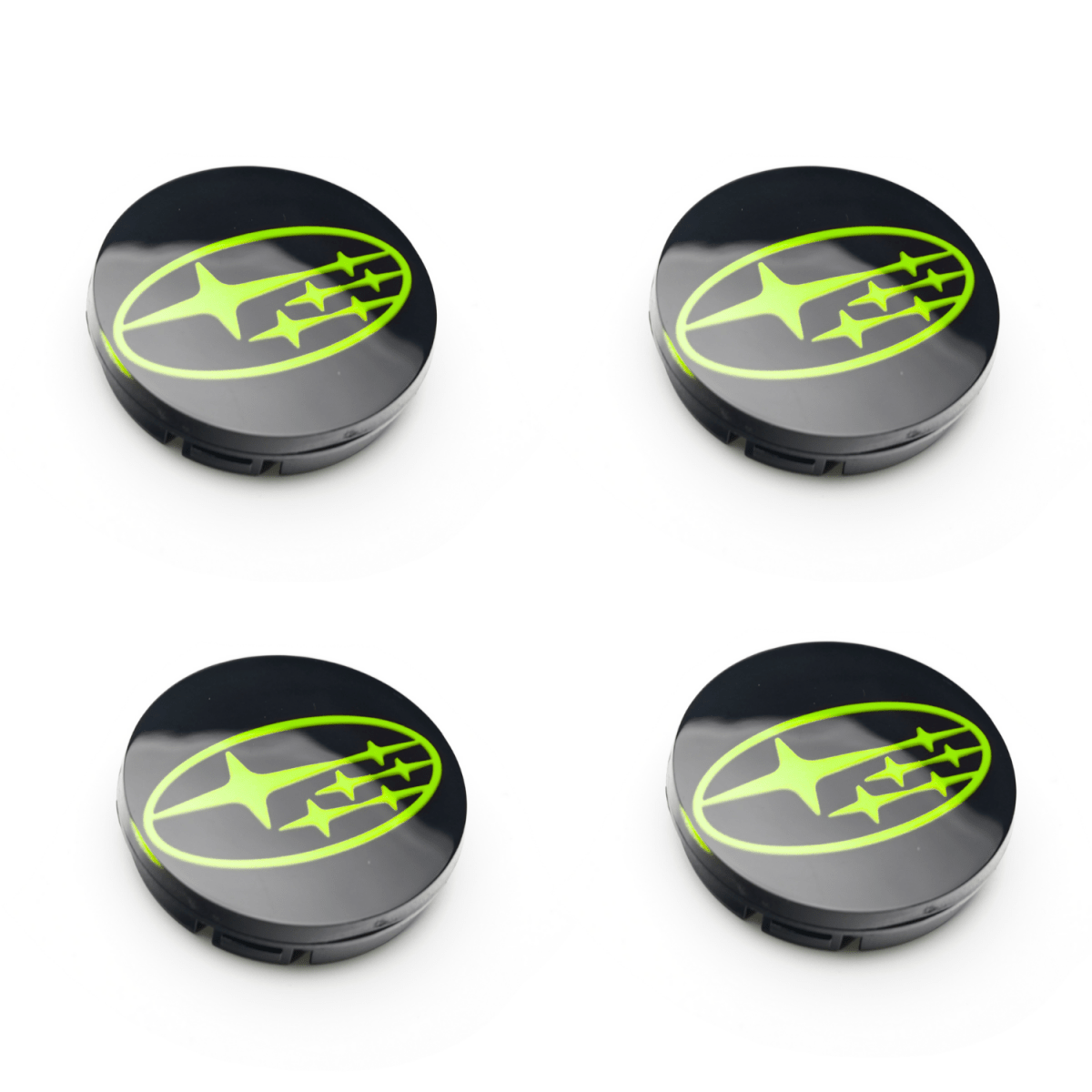 Racing Art [WRX/STI/BRZ] Factory Subaru Wheel Center Caps w/ Subaru Logo | Red, Blue, Neon Yellow, White