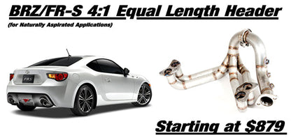 P&L Motorsports 2013+ BRZ/FR-S 4-1 Equal Length Header