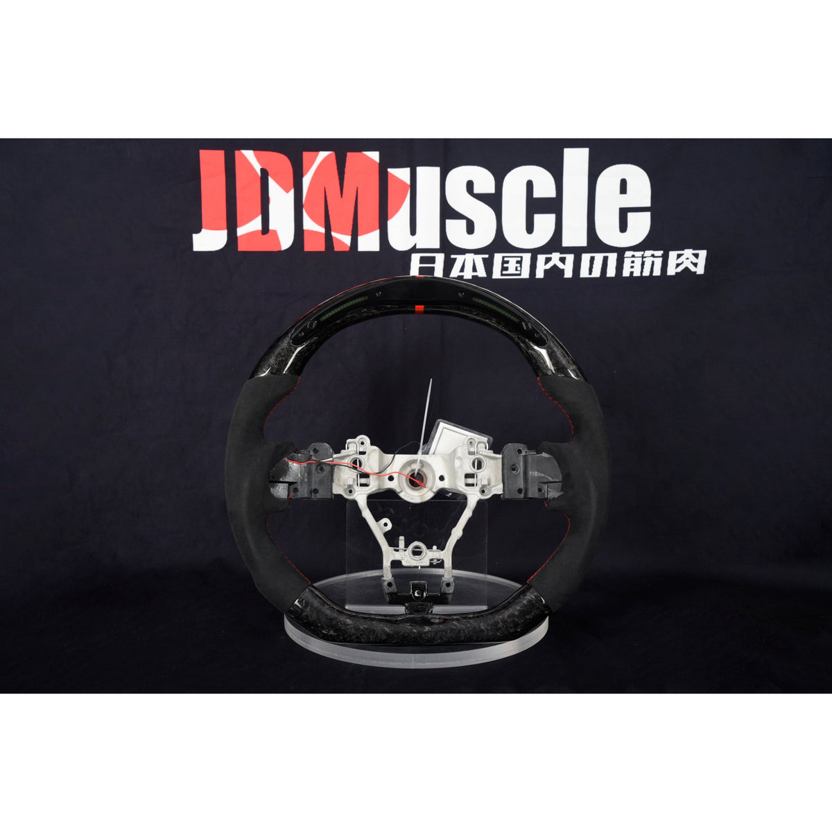 JDMuscle [15-21 WRX/STI] Custom Carbon Fiber Steering Wheel *Special Order*