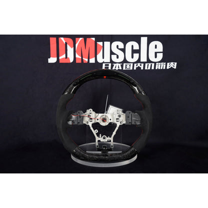 JDMuscle [15-21 WRX/STI] Custom Carbon Fiber Steering Wheel *Special Order*