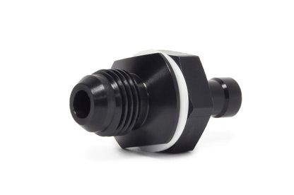 STM -6AN Black Anodized E85 Safe Fuel Bulkhead Fitting