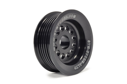 STM Under-Driven Alternator Pulley with Raised Guides for Evo 4-9 *Backorder ETA 02/2026*