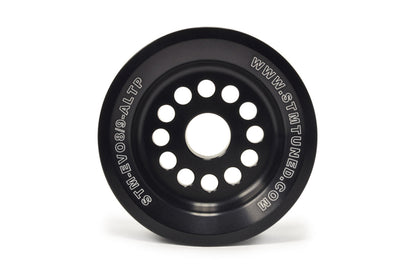 STM Under-Driven Alternator Pulley with Raised Guides for Evo 4-9 *Backorder ETA 02/2026*