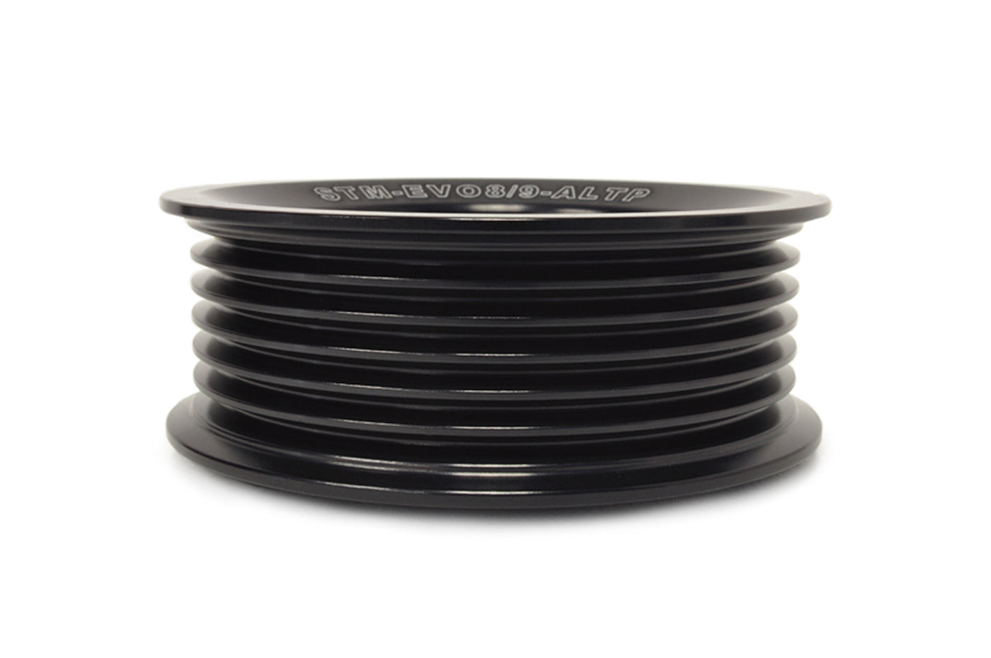STM Under-Driven Alternator Pulley with Raised Guides for Evo 4-9 *Backorder ETA 02/2026*