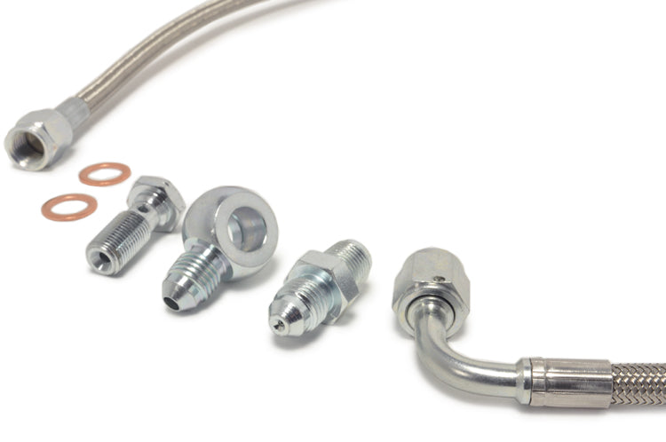 STM Oil Feed Line Kit for Garrett GT30/35R Turbo - Evo X