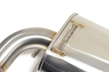 STM Evo X Stainless Cat-Back Dual Exit Exhaust (With Muffler)
