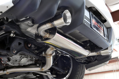 STM Evo X Stainless Cat-Back Dual Exit Exhaust (With Muffler)