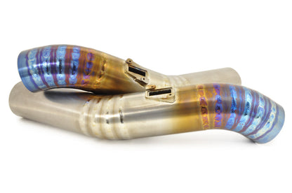 STM R35 GTR Titanium Intakes (Burned Blue)