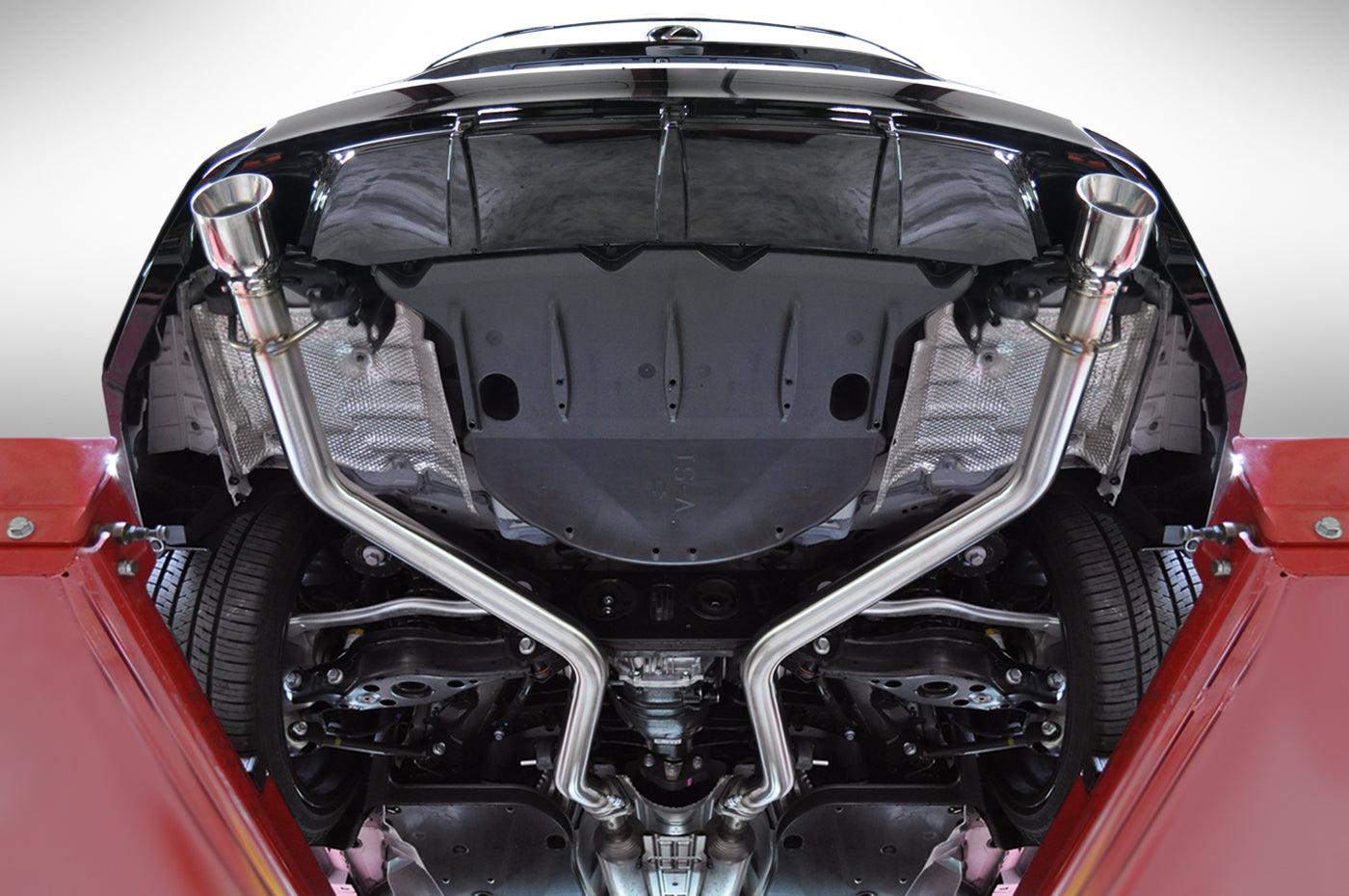 STM Stainless Axle-Back Exhaust for 2021+ Lexus IS300/IS350