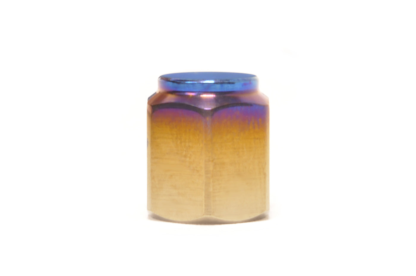 STM Titanium Valve Stem Caps Burned Blue (Set of 4)