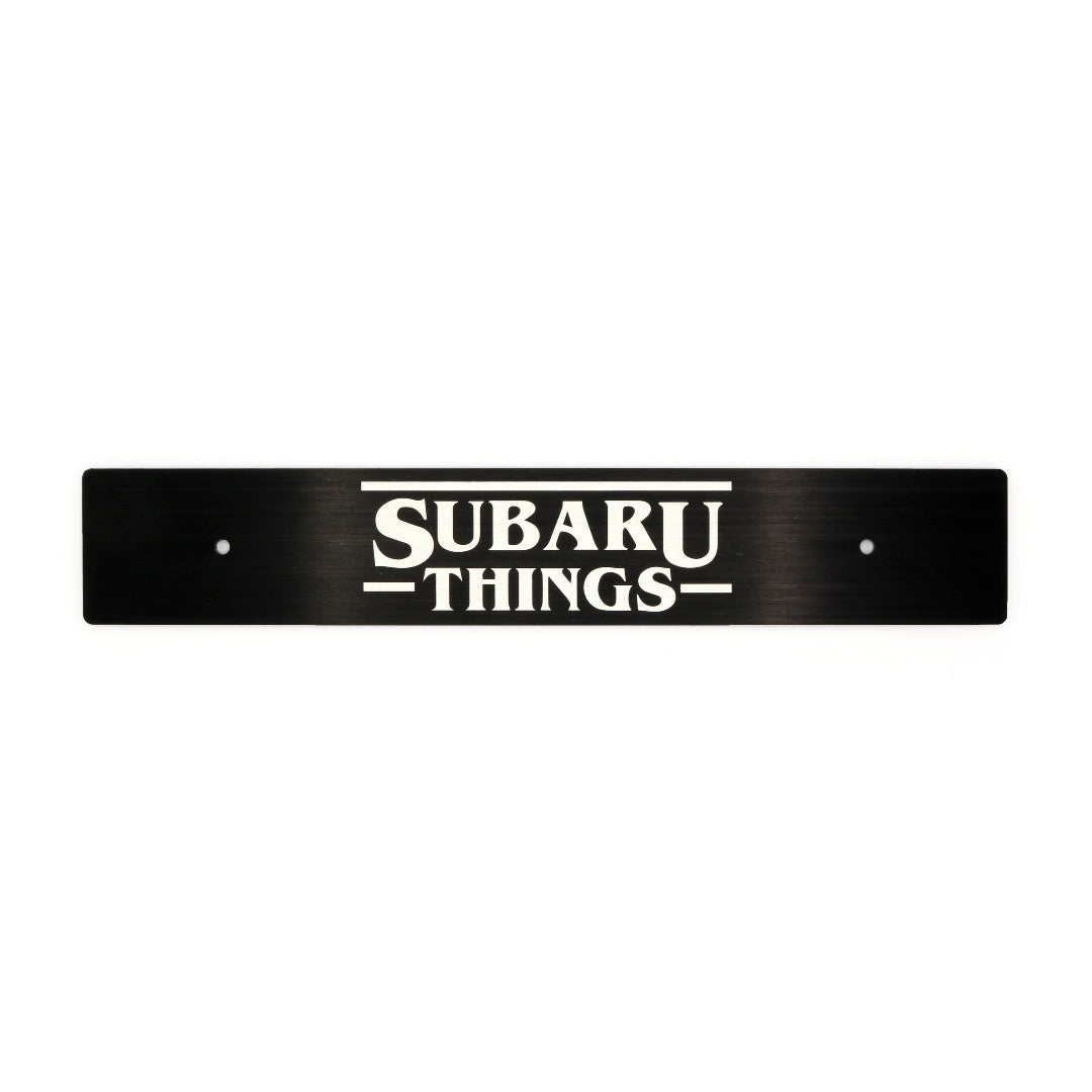 Billetworkz "Subaru Things" License  Plate Delete