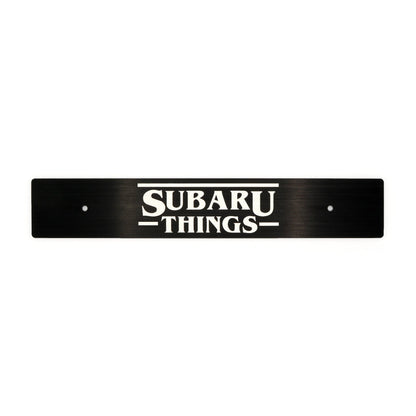 Billetworkz "Subaru Things" License  Plate Delete