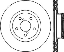 StopTech 05-10 Subaru Impreza WRX/STi Slotted & Drilled Right Front Rotor