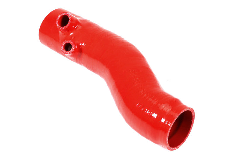 PERRIN 22-26 Subaru WRX / 20-25 LGT & OBXT Turbo Inlet Hose w/Turbo Adapter Flange (Long) - Red
