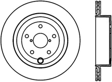 StopTech 08+ Subaru STI (Will Not Fit 05-07) Slotted & Drilled Sport Brake Rotor