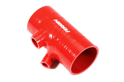 PERRIN 22-26 Subaru WRX / 20-25 LGT & OBXT Turbo Inlet Hose w/Turbo Adapter Flange (Short) - Red