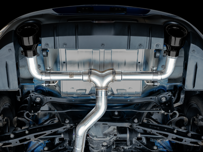 AWE Tuning Subaru BRZ / Toyota GR86 / Toyota 86 Track Edition Cat-Back Exhaust- Diamond Black Tips