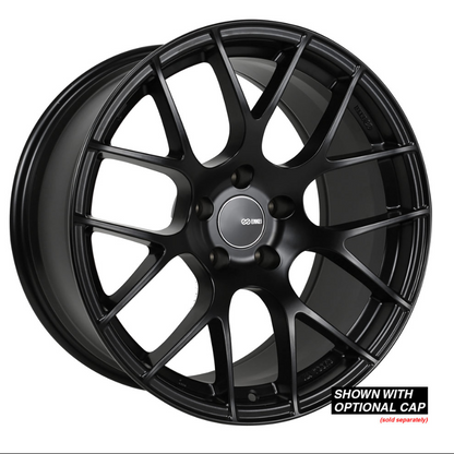 Enkei Raijin 19x8.5 50mm Offset 5x114.3 Bolt Pattern 72.6 Hub Bore Black Wheel
