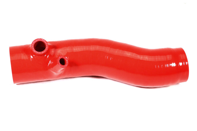 PERRIN 22-26 Subaru WRX / 20-25 LGT & OBXT Turbo Inlet Hose w/Turbo Adapter Flange (Long) - Red