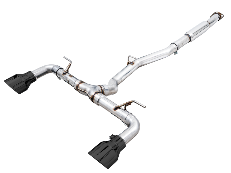 AWE Tuning Subaru BRZ / Toyota GR86 / Toyota 86 Track Edition Cat-Back Exhaust- Diamond Black Tips